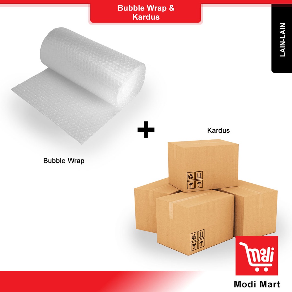 

EXTRA PACKING/Bubble Wrap dan Kardus (demi keamanan)