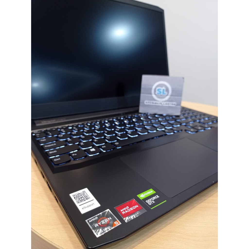 LAPTOP GAMING LENOVO IDEAPAD GAMING 3 15 RYZEN 5 5600H 8GB 512GB SSD GTX1650 FHD WIN11HOME BLACK