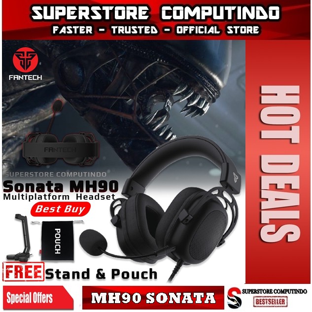 Fantech SONATA MH90 Headset Gaming Mobile Multiplatform FREE SPLITTER