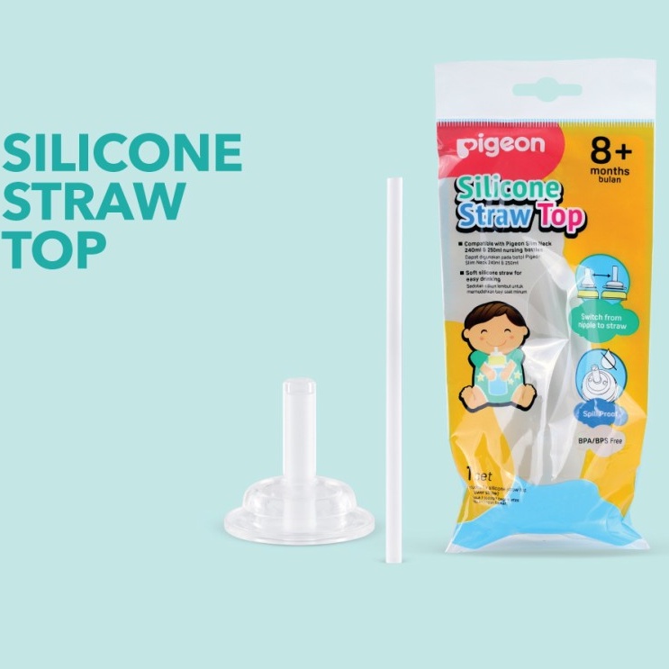 PIGEON Silicone Straw Top