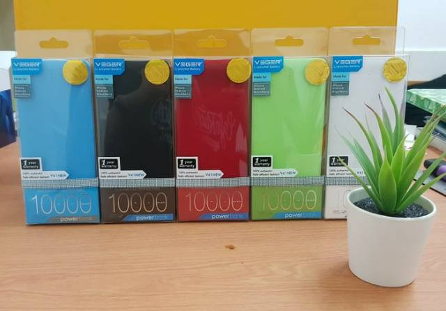 Powerbank veger 10.000mAh