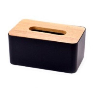 Kotak Tisu Kayu Solid Wooden Tissue Box - ZB02015