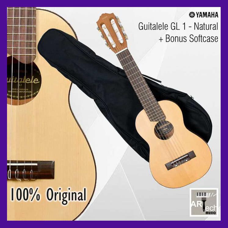 MINI GITAR GL1 NATURAL / GL-1 / GUITALELE / GUITAR ORIGINAL YAMAHA