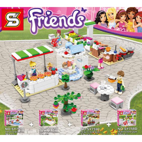 NEW LEGO KW FRIENDS 4 IN 1 MINI STORE SY 759 , L4....