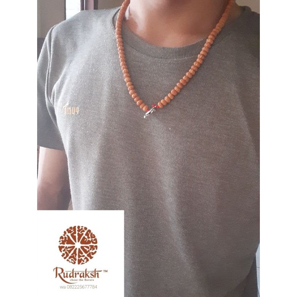 [Rudraksha]Kalung etnik jenitri rudraksha mukhi