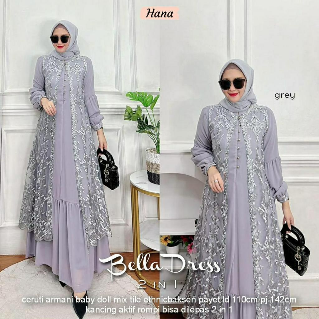 BELLA DRESS BRUKAT PREMIUM 2 IN 1