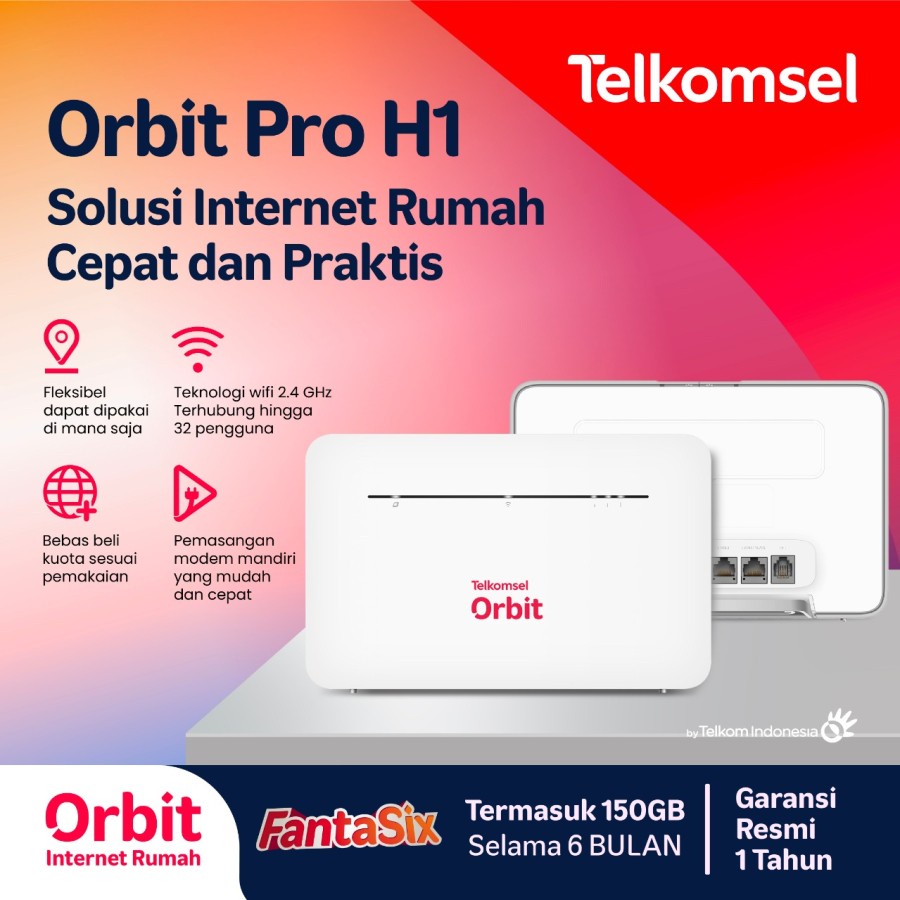 Telkomsel Orbit Pro H1 B535 Wifi Home Router Modem
