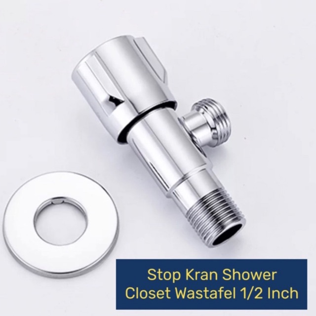 T101 Stop Kran - Stopkran Closet Wastafel 1/2 Inch - Kran Shower Kloset 1/2&quot;