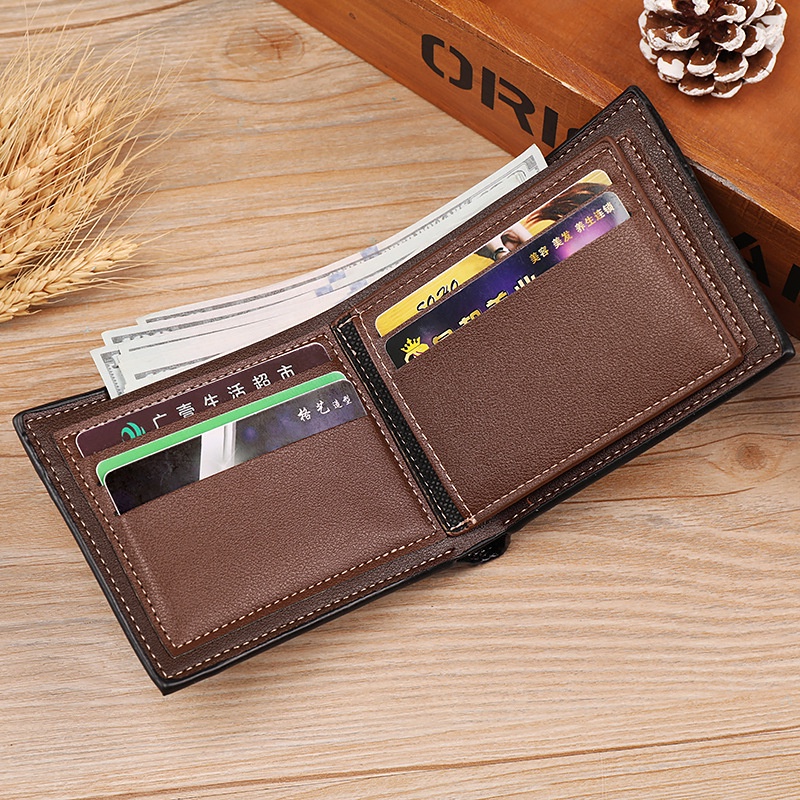 DOMPET IMPORT LIPAT PRIA KULIT PREMIUM HITAM ALATA WA320B5 COWOK KARTU KECIL BRANDED MURAH KEREN ORI