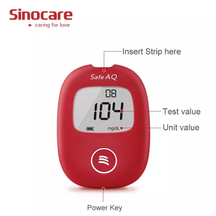 Sinocare Safe AQ Smart Alat Cek Gula Darah