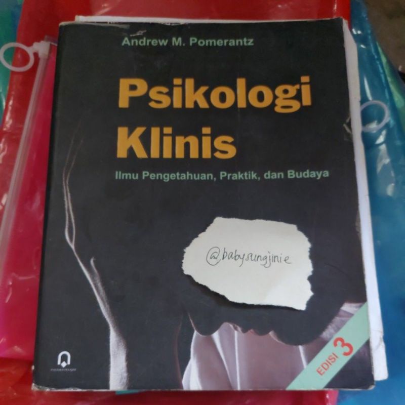 (@babysungjinie) Buku Bekas Psikologi Klinis Andrew M. Pomerantz