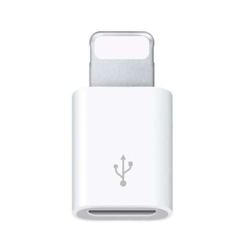 Adapter Konektor Micro USB Female Ke 8 Pin Male Portable Untuk Handphone