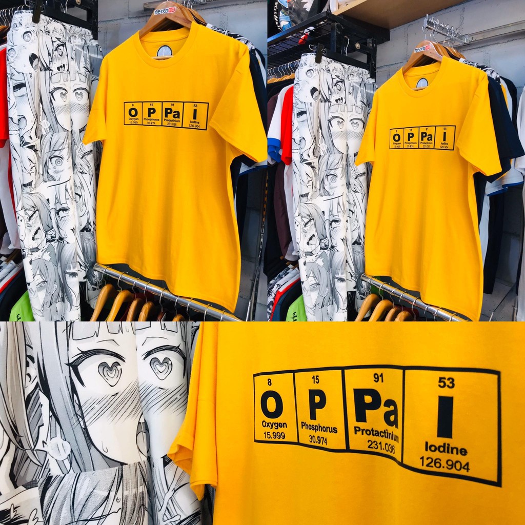 Kaos Oppai Periodic Unsur Kimia Yellow