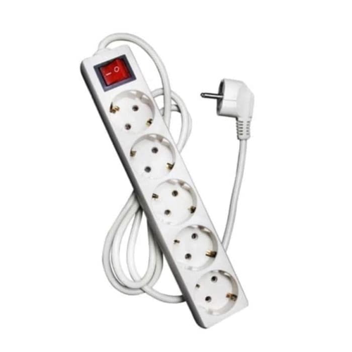 Stop Kontak 5 Lubang Panjang 5 Meter 5 Colokan Stop Kontak Listrik