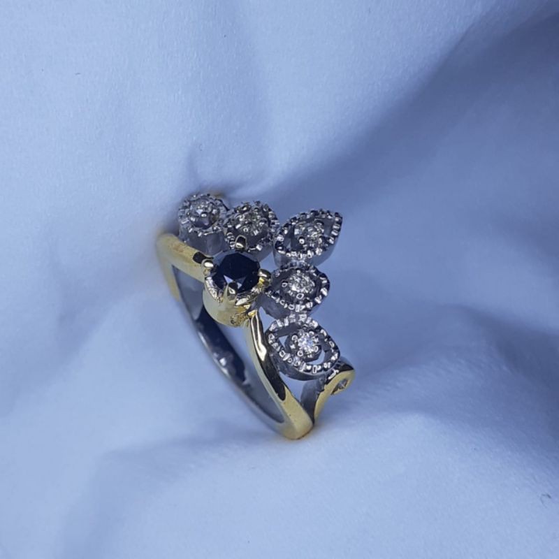 cincin perak berlian