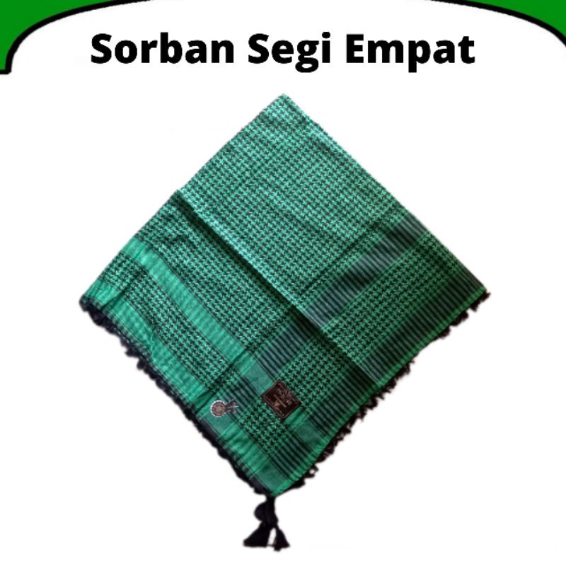 SORBAN KONCER ALMAS WARNA I IMAMAH SORBAN MURAH ARAFAT SEGI EMPAT