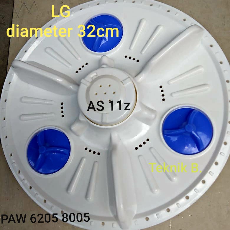 Pulsator mesin cuci LG diameter 32 cm gigi 11