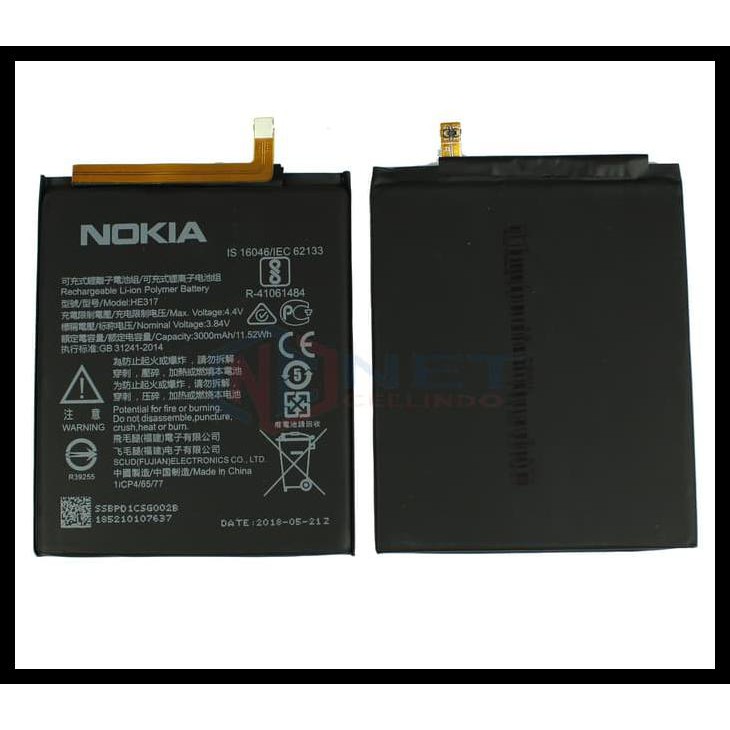 Baterai Nokia 6 / Batre Nokia 6 / He317 / He-317