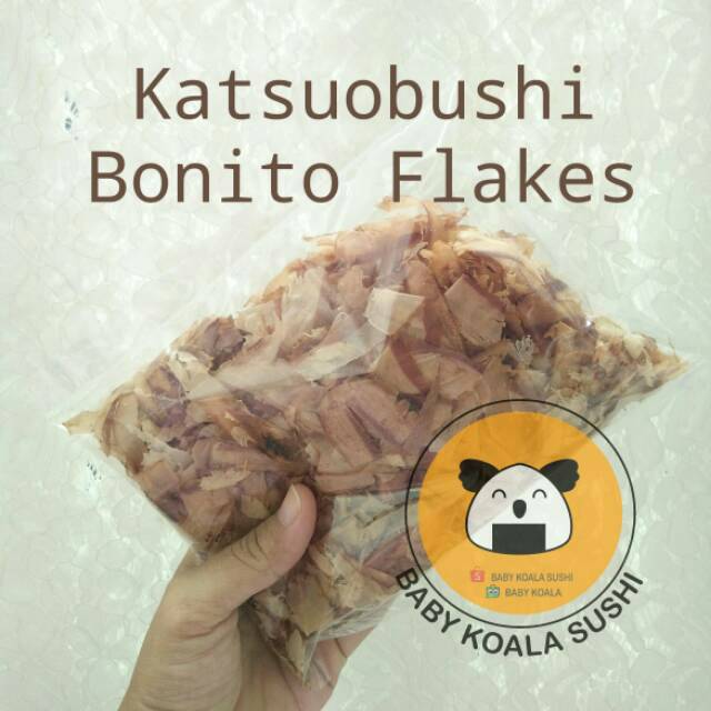 KATSUOBUSHI Bonito Flakes 50 g Halal │ Taburan Takoyaki Katsuo Bushi Serutan Ikan Cakalang