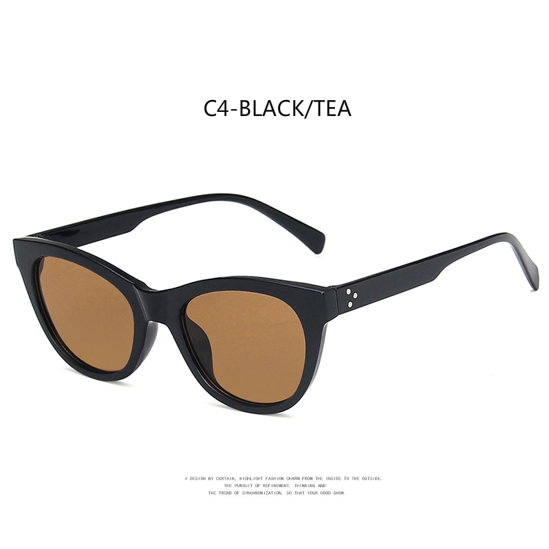 Fashion cat eye retro European and American men's and women's sunglasses