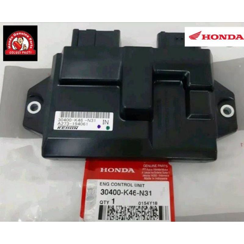 30400 K46 N31 ecu ecm vario 110 fi isp idling stop iss asli honda