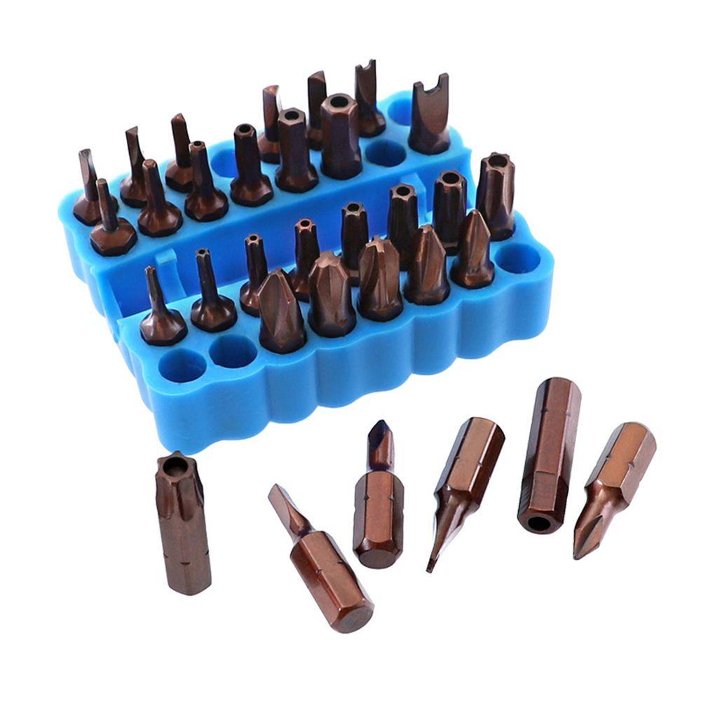 Solighter Screwdriver Bit Holder 6per12/32lubang Power Accessories Rack Kit Penyimpanan Kepala Obeng