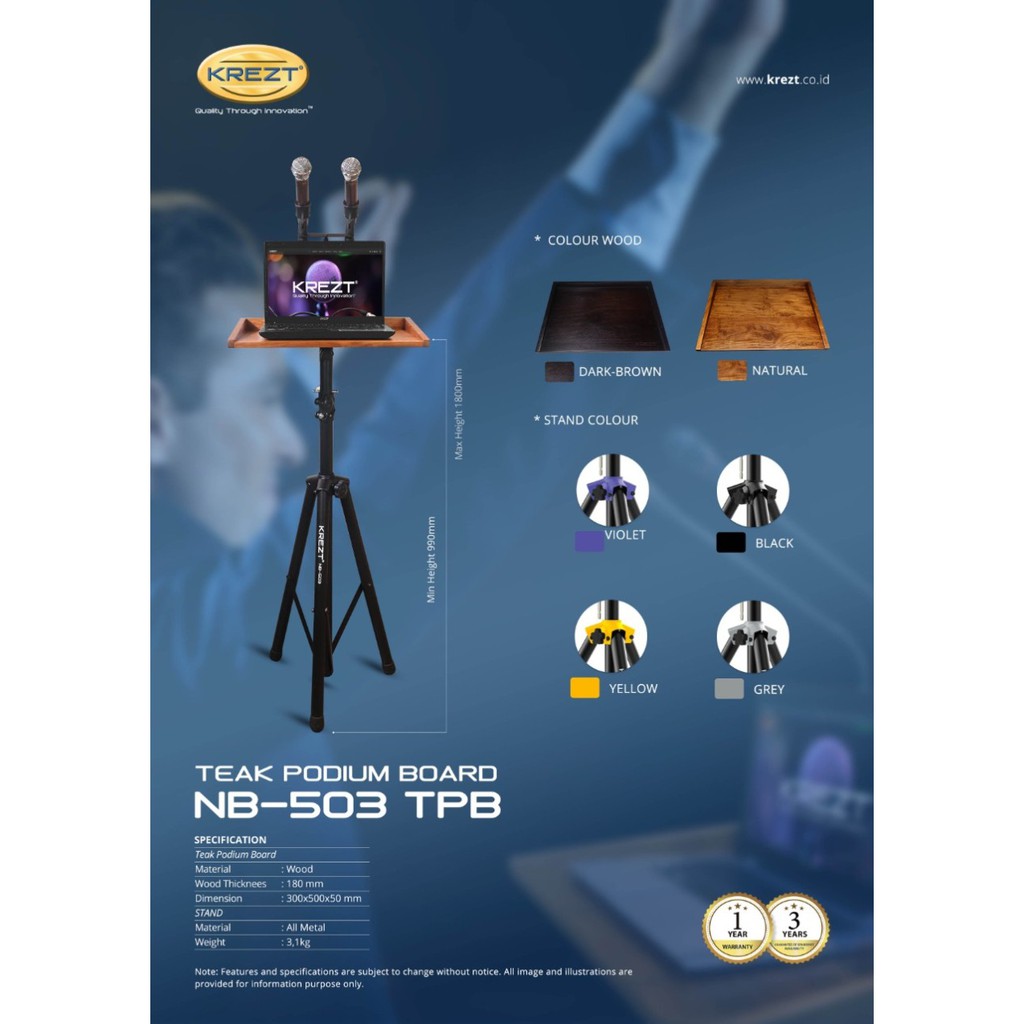 STAND PODIUM KREZT NB 503 TPB | MIMBAR - Natural
