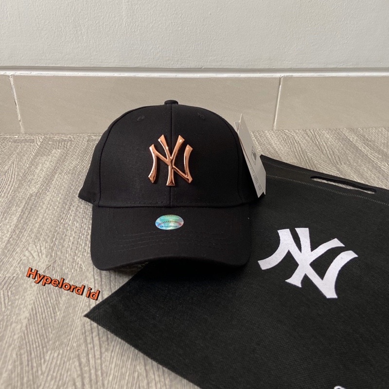 Topi Ny Newyork Cap Logo Plat Metal