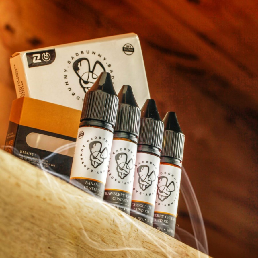 Bad Bunny Salt Nic Custard Series 4x15ML by Zam X Vape On