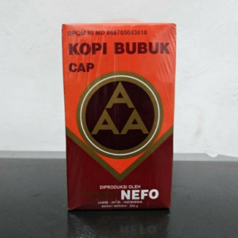 

Kopi AAA 250gr/kotak