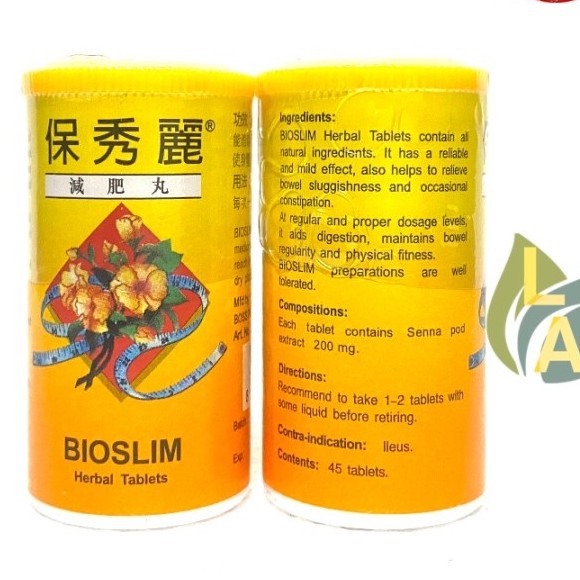 BIoslim Herbal Tablet Obat Pelangsing / Menurunkan Berat Badan