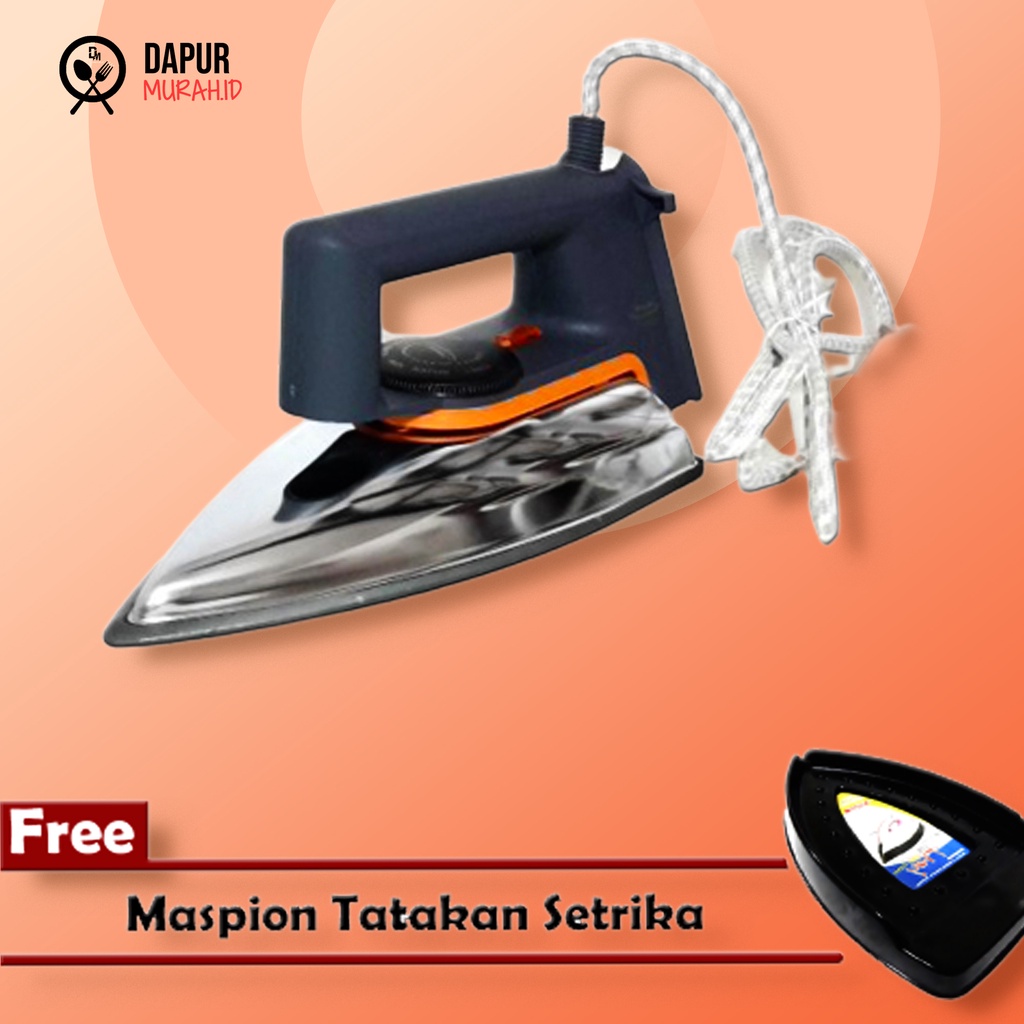 Paket Maspion Setrika HA-110  Gratis Tatakan Setrika