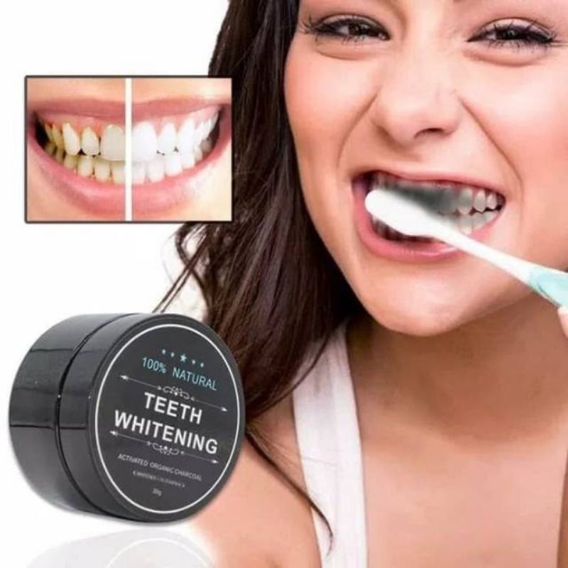 ‼️READY‼️TEETH WHITENING / PEMUTIH GIGI CHARCOAL 30GR