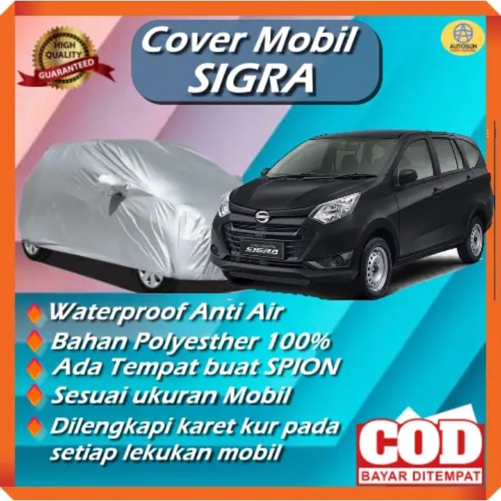 Sarung mobil cover penutup mobil selimut mobil SIGRA waterproof anti air Proteksi Sinar UV Matahari
