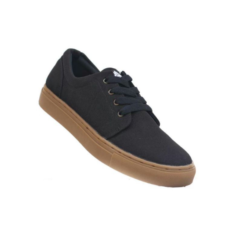 NERO BLACK GUM |WOLF x HEROES| Sepatu Lokal Shoes Local Pride HEROES NERO OS Low Cut Black Gum