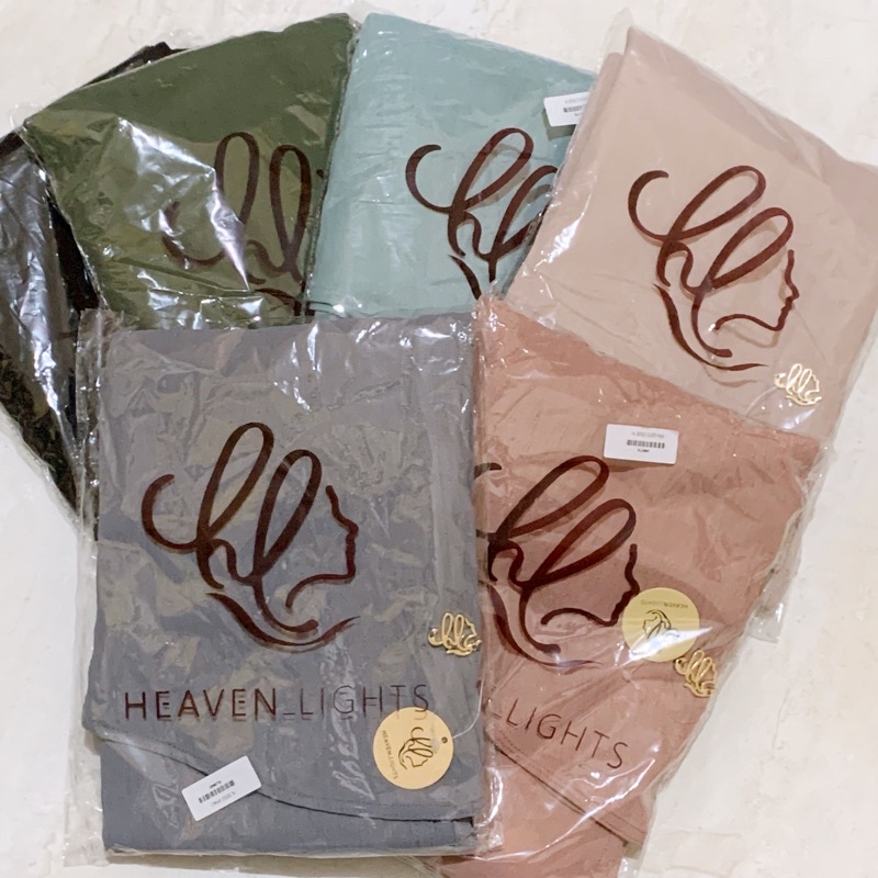 Aluna Bergo Ready Stock - Bergo Heaven Lights | Nori Deep Lilac