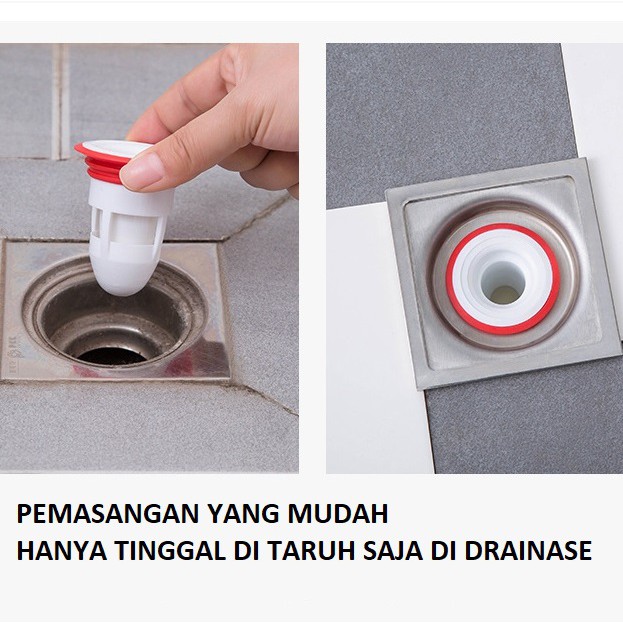 MARKAS88 Saringan Got Pembuangan Air Kamar Mandi Filter Drainase Anti Bau dan Serangga Kecoa