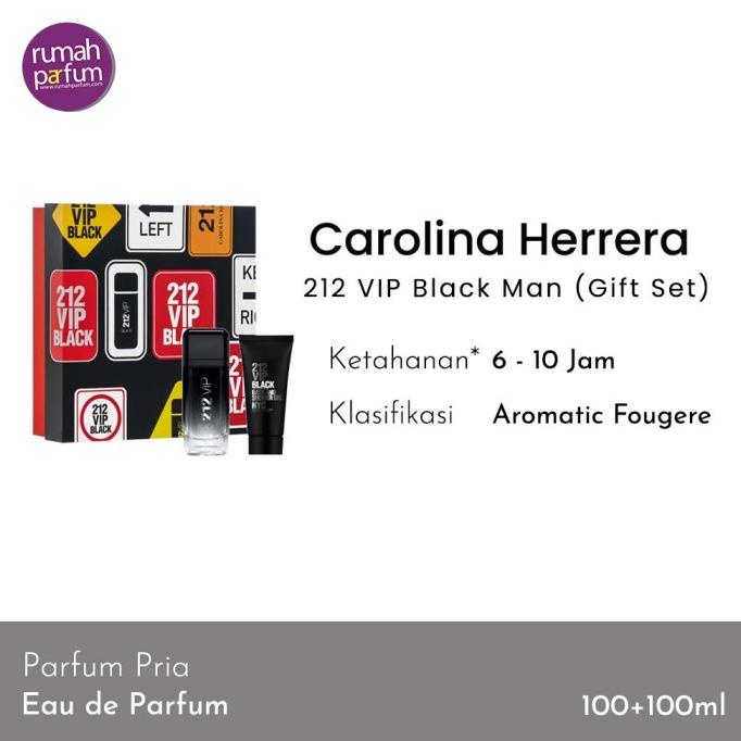 Carolina Herrera Parfum Original 212 VIP Black Man (Gift Set)