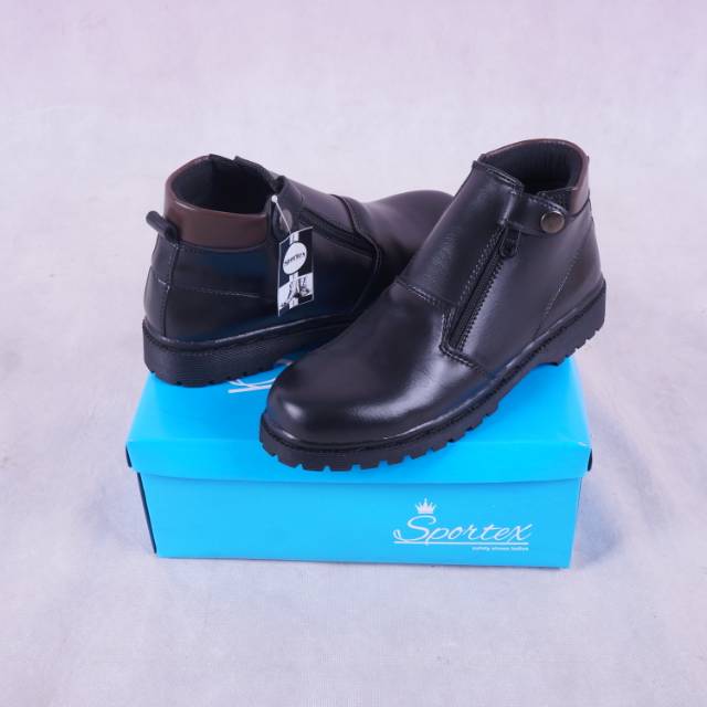 sepatu safety WANITA ujung besi TYPE ZIPPER by sportex