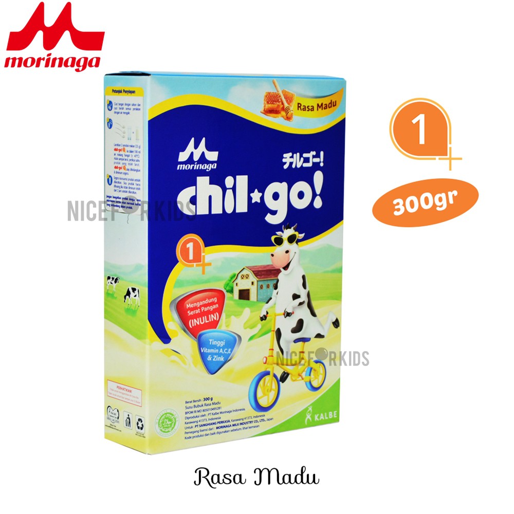 Susu Chil Go Powder Morinaga Susu Pertumbuhan Anak Chilgo bubuk 1+ 3+ 300 Gram