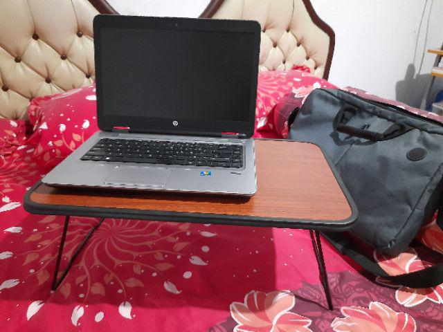 Livid Meja Laptop Coklat - Meja Belajar - Meja Lipat Serbaguna