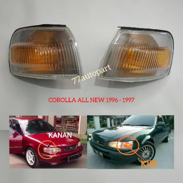 Lampu sen corolla all new 1996 1997 per pc