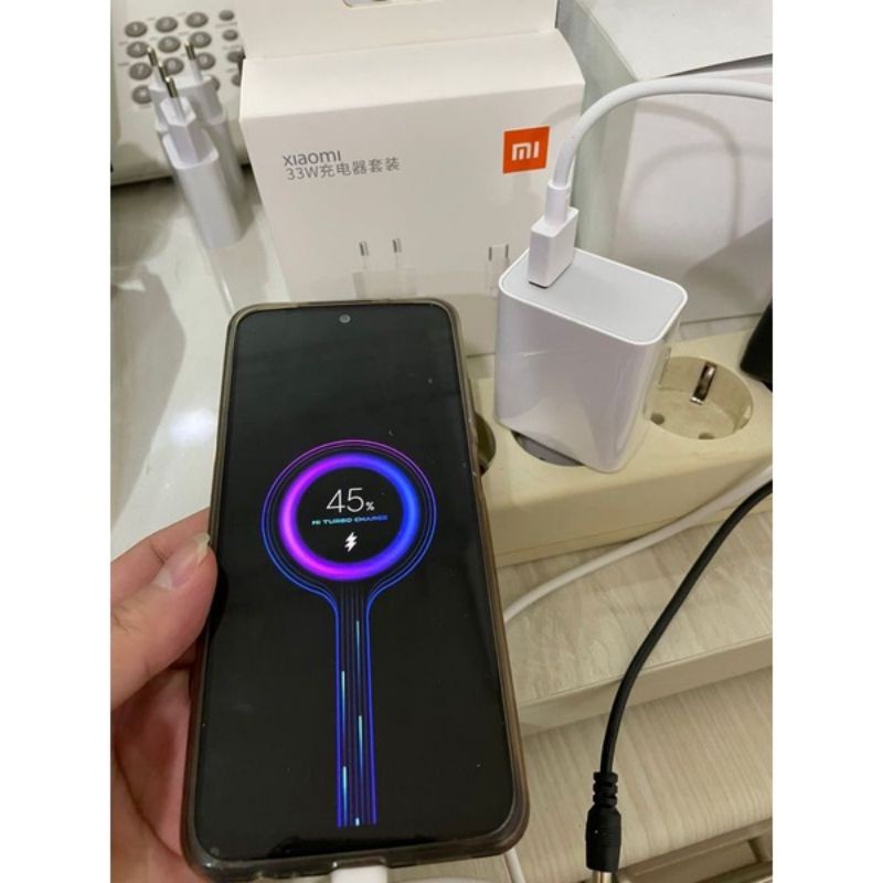 TRAVEL CHARGER XIAOMI 33W ORIGINAL TYPE-C USB SUPPORT TURBO CHARGER