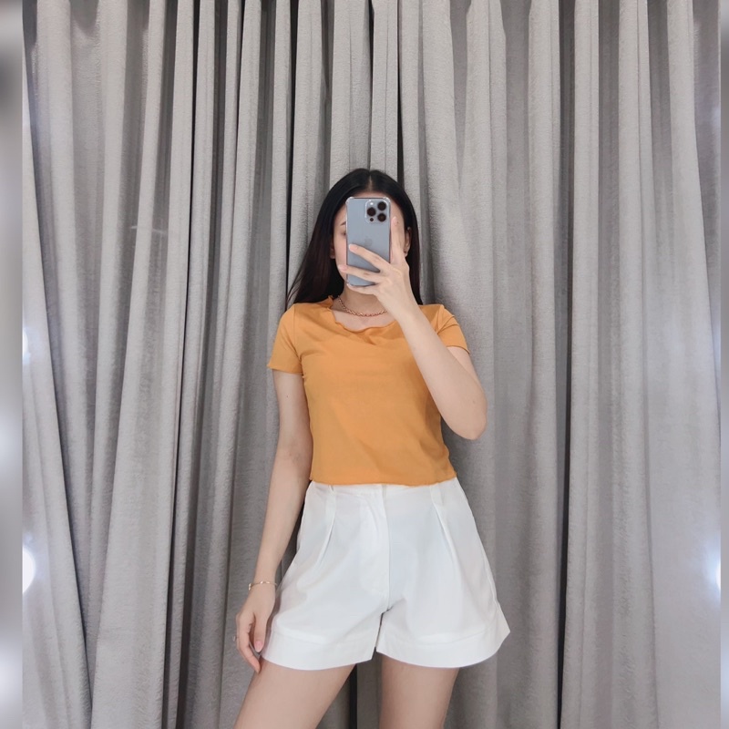 Crop neci basic 013  | Crop top neci polos