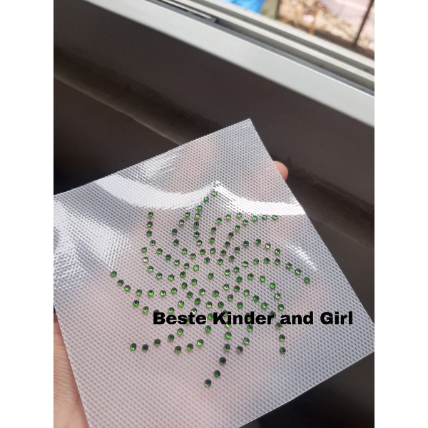 SWAROSKI PAYET MOTE  HIJAB GOSOK MANIK LOGO HOTFIX HOT FIX KHIMAR PED CADAR KERUDUNG  GRADE A BLINK 