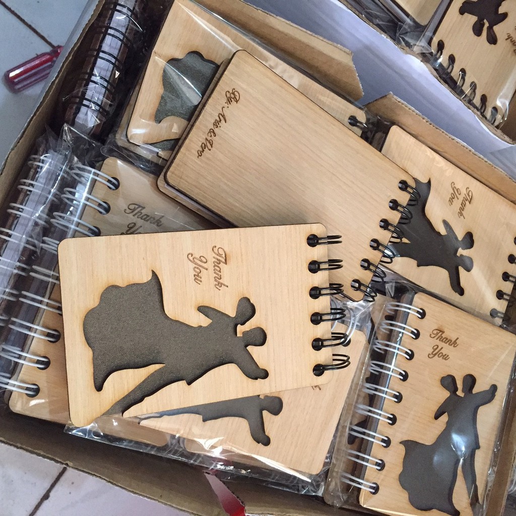 Wooden Notebook | 10 x 6 cm