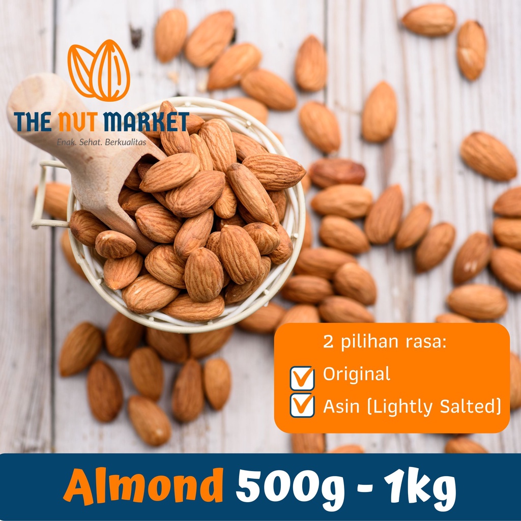 

Almond Ori Panggang 500 g - 1 kg Roasted Ori / Salted