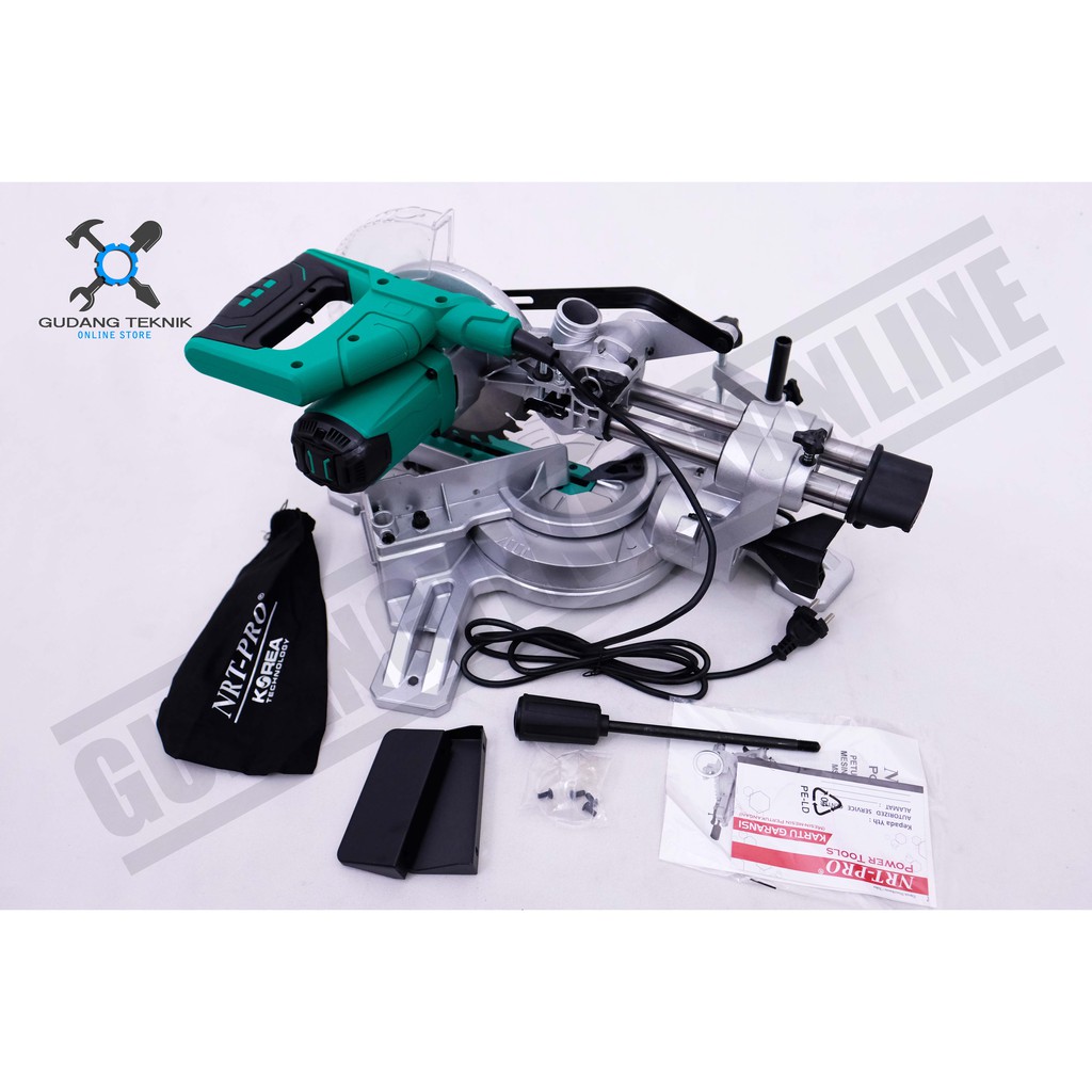 Mesin Potong Aluminium NRT PRO MS 7190 Sliding 7inch / Miter Saw NRT MS7190 7 Inch