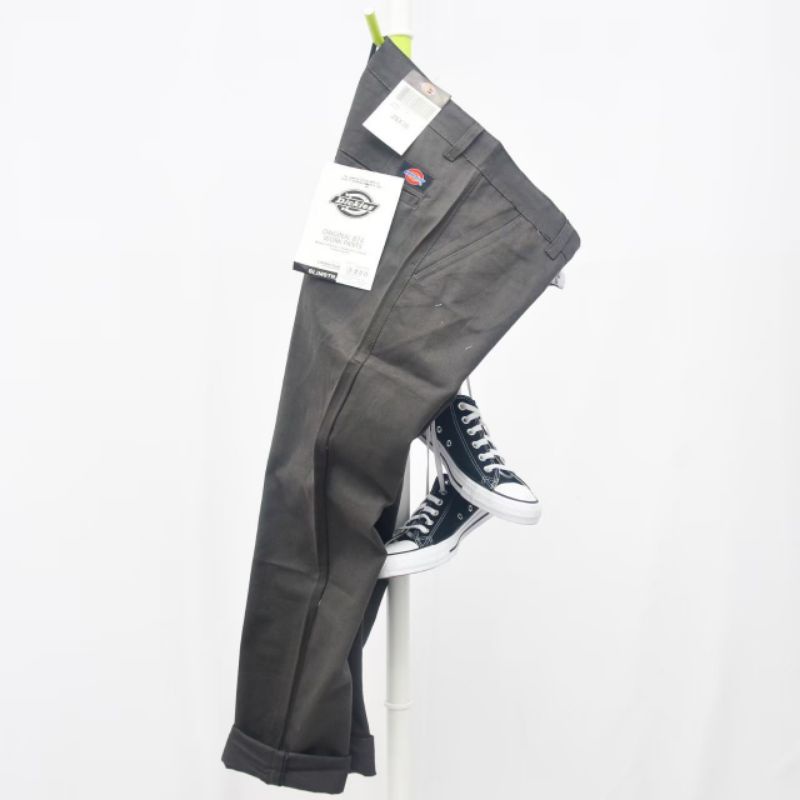 Celana Chino Dickies Skate Panjang Premium WP803 Abu Slim Fit Straight Pant Terbaru