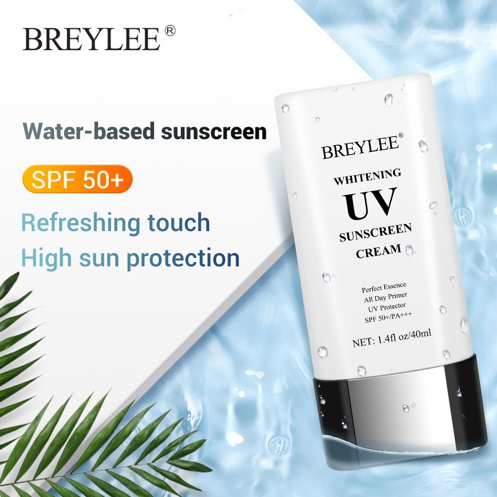 BREYLEE UV Sunscreen SPF 50+ - Krim Pelindung Wajah (40ml)